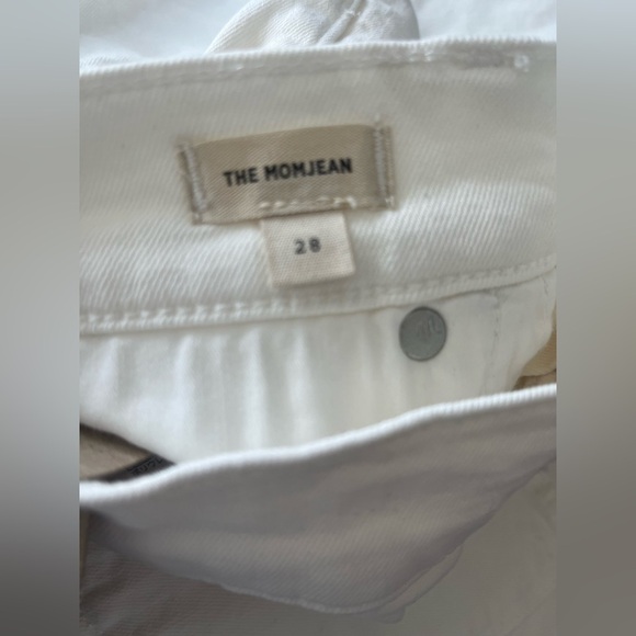 NEW Madewell The Momjean High Waist White Jeans Size 28 - Picture 6 of 6
